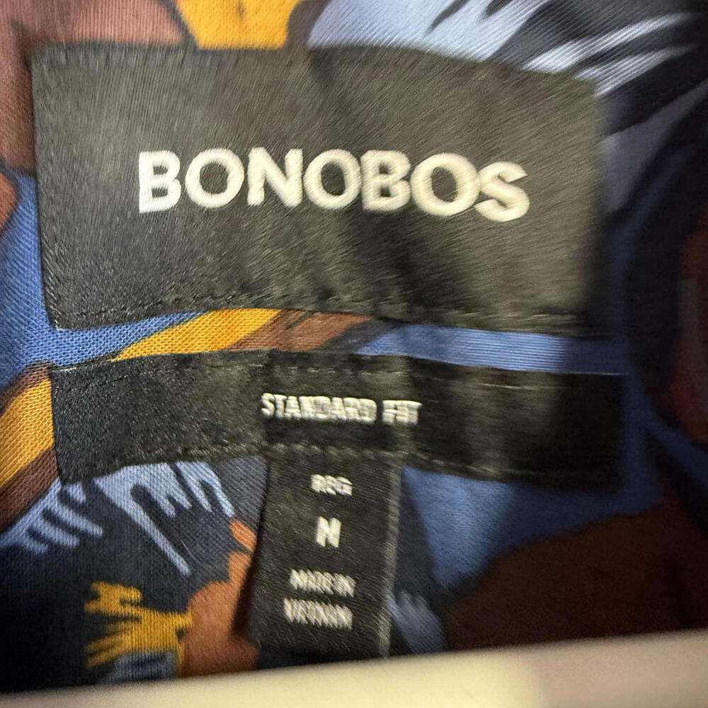 Bonobos Men's Size Medium Regular Fit Riviera Multi Colored Button Down Shirt - Picture 2 of 7